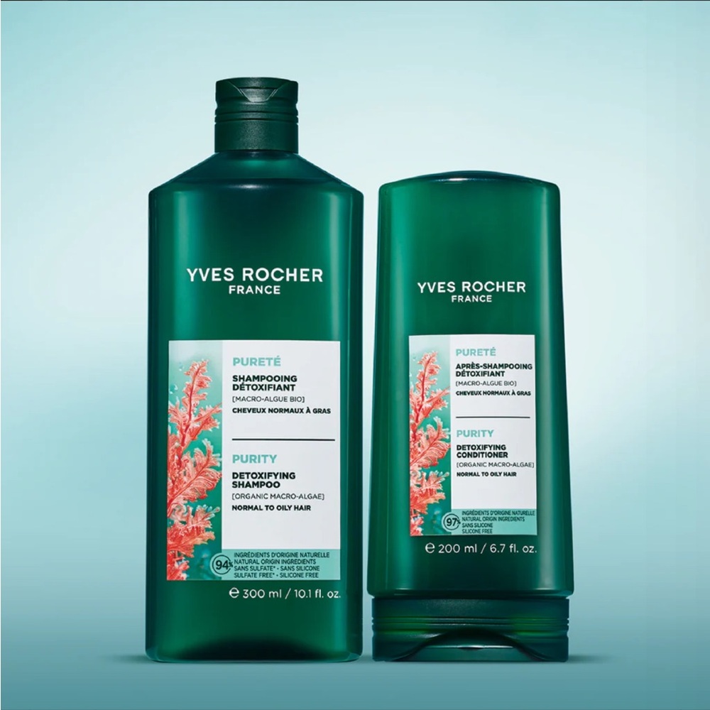 Yves Rocher purify & detox hair set